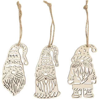 Creativ company skandinavischer Weihnachtswichtel, H: 8 cm, B: 4 cm, 6 Stück 1 Karton