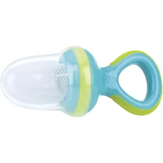 Nûby Nuby ID5397AQUA Fruchtsauger Nibbler mit Schutzkappe, Blau