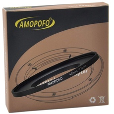 AMOPOFO 46mm-77mm Step up Filteradapter Ring - Metall Filter Adapterring von Kamera Objektiv mit 46mm Filtergewinde auf 77mm Filter-Ring Zubehör