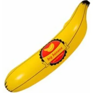 Fiestas Guirca Guirca Fiestas GUI18402 - aufblasbare Banane, 70 cm, Yellow