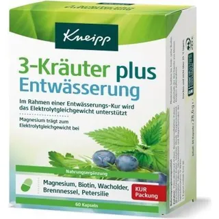 Kneipp 3-Kräuter plus Entwässerung Kapseln 60 St.