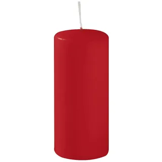 Risthò 56198_14 Stumpenkerzen, Paraffinwachs, rot, 5 cm, 12 Stück