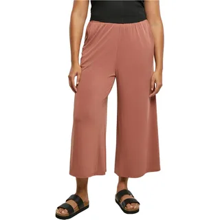 Urban Classics Damen Hose Ladies Modal Culotte, lässige Marlene Hose für Frauen, 3/4 Länge, mit Gummibund, Größen XS-5XL