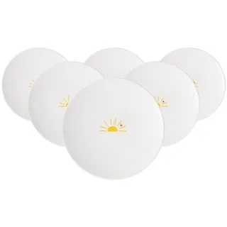Villeroy & Boch Frühstücksteller 21 cm gelb/weiß 6er Set