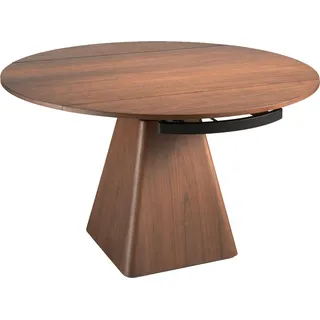 Angel Cerdá Ausziehbarer Esstisch runde Walnuss 1081
