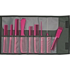 Bild von A-Line Kamm-Set pink metallic, 9-tlg.