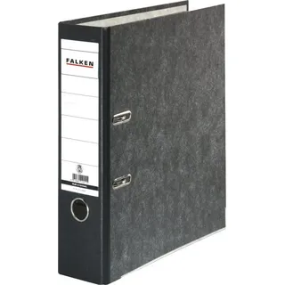 Falken Ordner Recycling 8 cm DIN A4 schwarz