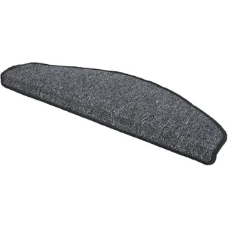 Andiamo Stufenmatte Bob, Melange-Effekt, getuftet (Set mit 2 Stück ca. 65 cm x 28 cm anthrazit
