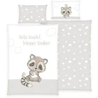 Baby Best Babybettwäsche "Kleiner Räuber", 2 Stk., mit liebevollem Motiv, bunt,
