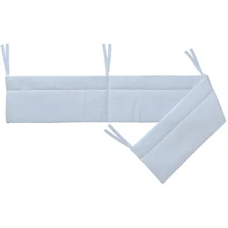 My Baby Lou Nestchen , Hellblau , Textil , Uni , Füllung: Faserbällchen , 32x210 cm , Textiles Vertrauen - Oeko-Tex® , Schlafen, Babybettausstattung, Babynestchen & Nestchenschlangen, Bettnestchen