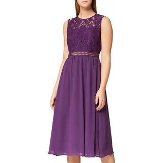 Amazon-Marke: TRUTH & Fable Damen brautkleid, Gr. 34 (Herstellergröße: XS), Purple (Bright Violet)