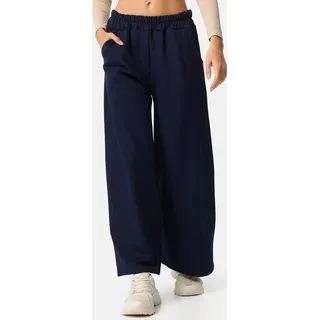 PM SELECTED Sportliche Damen Marlene Freizeithose Marlenehose Hose Damenhose PM74 Navy Einheitsgröße Gr. 34- 38 - Dunkelblau