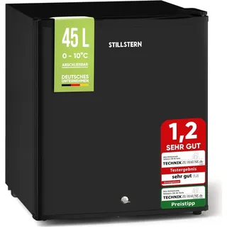 STILLSTERN Mini-Kühlschrank E 45 l 51 cm hoch Schwarz