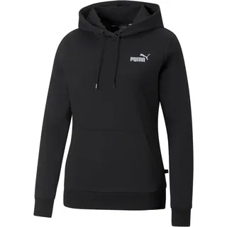 Puma Essentials+ Metallic Embroidery Fleece Hoodie Damen black M