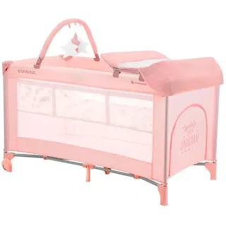 Kikkaboo So Gifted Plus Reisebett Mit 2 Ebenen - Pink - One Size