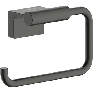 Hansgrohe AddStoris S Toilettenpapierhalter, 41788340, Farbe: Brushed Black Chrome,