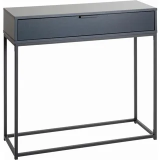 Haku-Möbel Konsolentisch 28x77x80 cm schwarz