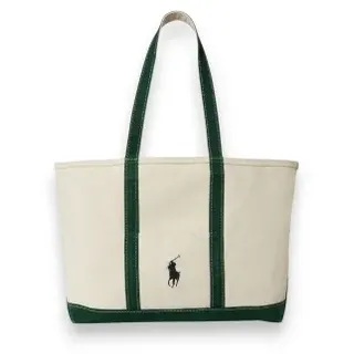 Polo Ralph Lauren für Herren. 405P02124005 Tragetasche aus Canvas mit Big Pony beige, grün (OSFA), Lässig, Baumwolle