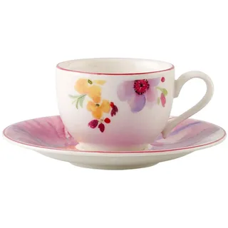 Villeroy & Boch Espressotasse mit Untertasse 0,08 l Bunt