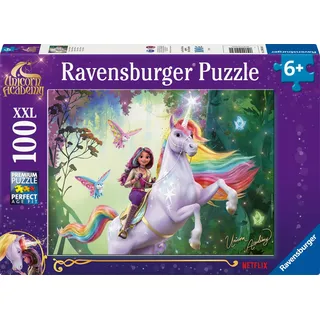 Ravensburger Kinderpuzzle 100 XXL Teile Unicorn Academy - Einhorn-Puzzle für Kinder ab 6 Jahren, mit Teilen im XXL-Format, Einhorn-Geschenke