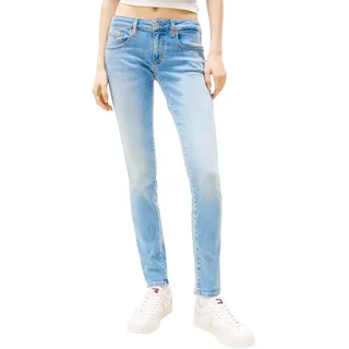 Tommy Hilfiger Tommy Jeans Damen Jeans Hose Sophie Skinny Low Waist, Blau (Denim Light), 30W/32L