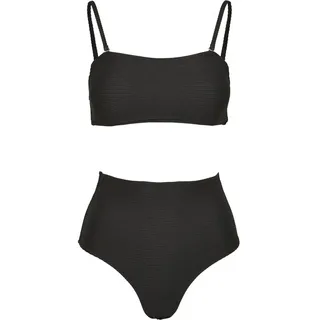 URBAN CLASSICS Triangel-Bikini Damen Schwarz XS