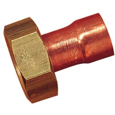 Boutté 3135421 Verbindungsstück mit Muffe, gerade, weiblich, 15 x 21, Rohrdurchmesser 12 mm