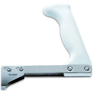 F.Dick F. DICK Rippenzieher (Rostfrei, 14mm Klinge, Kunststoffgriff) 90420000, Weiß