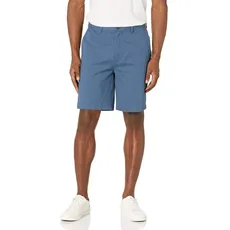 Amazon Essentials Herren Shorts, Klassischer Schnitt, 23 cm, Blau, 36W
