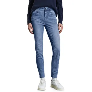 Street One Damen A378133 Jeans im Slim Fit, Light Blue Wash, 31W / 30L