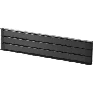 Yamazaki 2457 TOWER Magnetic Towel Hanger, black, Steel, 24 x 1 x 6 cm
