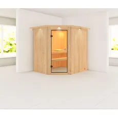 Bild Sauna Lilja ohne Ofen & Zubehör 210*184*202 cm) 196*170*198 cm