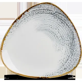 Churchill Super Vitrified Homespun Accents Jasper Grey Dreiecksteller, 19.2 cm, 12 Stück - Grau