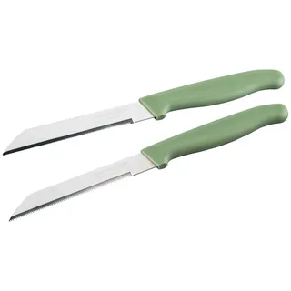 NIROSTA Elemental Gemüsemesser 19 cm 2-tlg. Grün/Silber