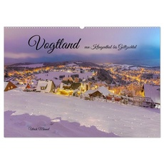 Vogtland - von Klingenthal bis Göltzschtal (Wandkalender 2024 DIN A2 quer), CALVENDO Monatskalender