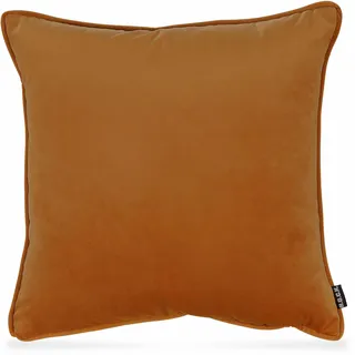 H.O.C.K. Nobile Samt Dekokissen 50 x 50 cm Orange