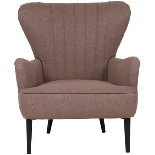 Svita Arthur Sessel Relaxsessel Modern Gepolstert Stoff Braun