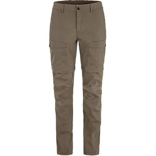 Fjällräven Abisko Hybrid Trail Zip-Off Hose Suede Brown 38