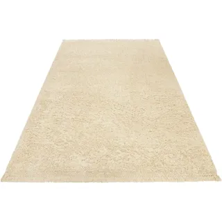 Esprit Hochflor-Teppich »Dantep, ESP-80261« rechteckig 35 mm Höhe Langflor, Shaggy, sehr weich, mit Fransen, auch als Läufer, Wohnzimmer, beige