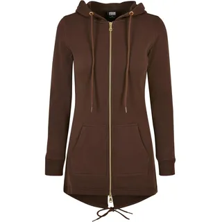 URBAN CLASSICS Ladies Sweat Parka in braun Größe M