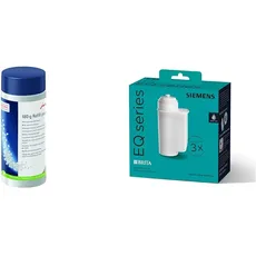 JURA original - Mini-Tabs zur Milchsystem-Reinigung für 60 Reinigungen - TÜV-zertifizierte Hygiene - 180 g Nachfüllflasche - 24212 & Siemens BRITA Intenza Wasserfilter TZ70033A
