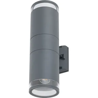 Außenleuchte, Wandlampe, grau, modern, rund, E27, 25W, Nowodvorski ROCK PRO II - Grau