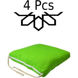 Sitzauflage Stuhlauflage Stuhlkissen Sitzkissen Gartenmöbel Gartenstuhl Grün NEU