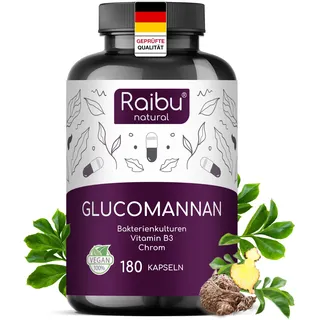 RAIBU Glucomannan Kapseln 180 St.