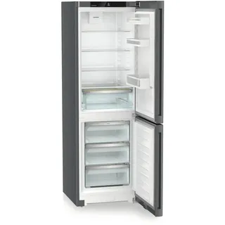 Liebherr Kühl-Gefrier-Kombination , Dunkelgrau , Metall, Kunststoff , 3 Schublade(n),1 Schublade(n) Schubladen , C , 59.7x185.5x67.5 cm , LED-Innenbeleuchtung, elektronische Temperaturregelung, Warneinrichtung bei geöffneter Tür, No-Frost, Temperaturanzeige, Super-Kühlen, Super-Gefrieren, höhenverstellbare Füße, Türanschlag wechselbar , Küchen, Küchenelektrogeräte, Kühlschränke & Gefrierschränke, Kühl- & Gefrierkombination