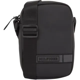 Tommy Hilfiger Herren Schultertasche Mini Reporter Klein, Schwarz (Black), Einheitsgröße