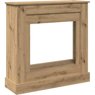 vidaXL Kaminumrandung Artisan-Eiche 90x30x90 cm Holzwerkstoff