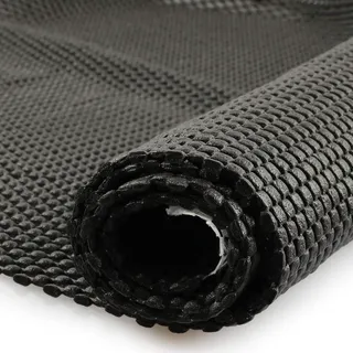 fowong Antirutschmatte Anti Rutsch Teppich 100 x 150cm Auto Kofferraum Rutschmatte Antirutschmatte Schubladen rutschfeste Unterlage Zuschneidbar DIY für Eßgeräte Matte Kofferraum Obst Schwarz