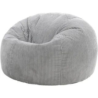 I.C.O.N. Icon Kingston Sitzsack Cord mit Füllung, Grau