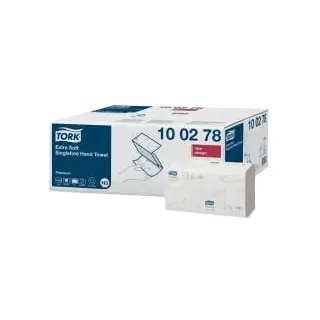 TORK Papierhandtücher 100278 H3 Premium Extra Soft Zick-Zack-Falzung 2-lagig 3.000 Tücher